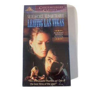 Leaving Las Vegas VHS 1997 MGM/UA Home Video Drama Nicolas Cage Elisabeth Shue A